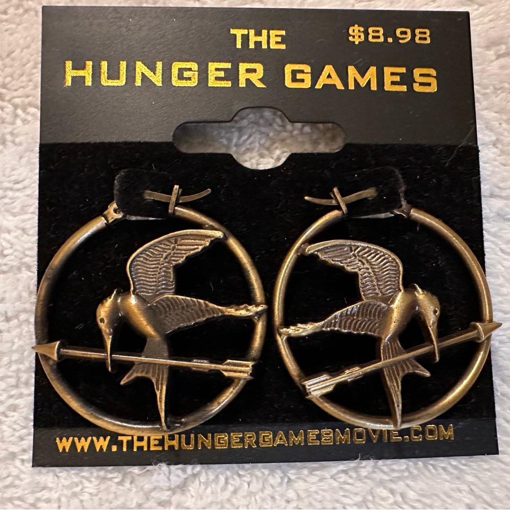 Hunger Games Mockingjay Hoop Earrings